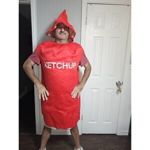 Adult Ketchup Costume - Lightweight One Size